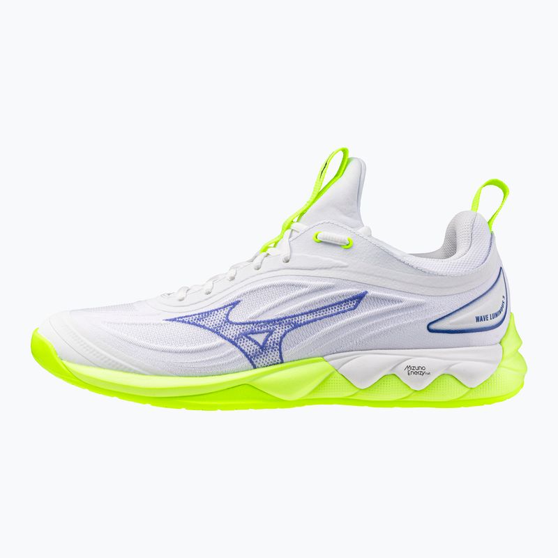 Tinklinio bateliai Mizuno Wave Luminous 3 white/lightning yellow/dazzling blue