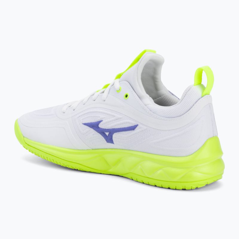 Tinklinio bateliai Mizuno Wave Luminous 3 white/lightning yellow/dazzling blue 3