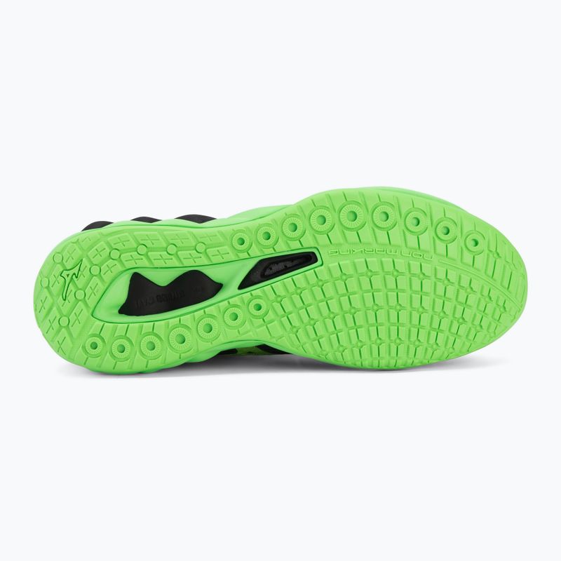 Tinklinio bateliai Mizuno Wave Luminous 3 black/glowing apple/mandarin orange 4