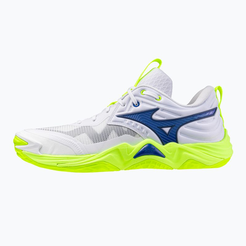 Tinklinio bateliai Mizuno Wave Momentum Elite white/lightning yellow/dazzling blue 8