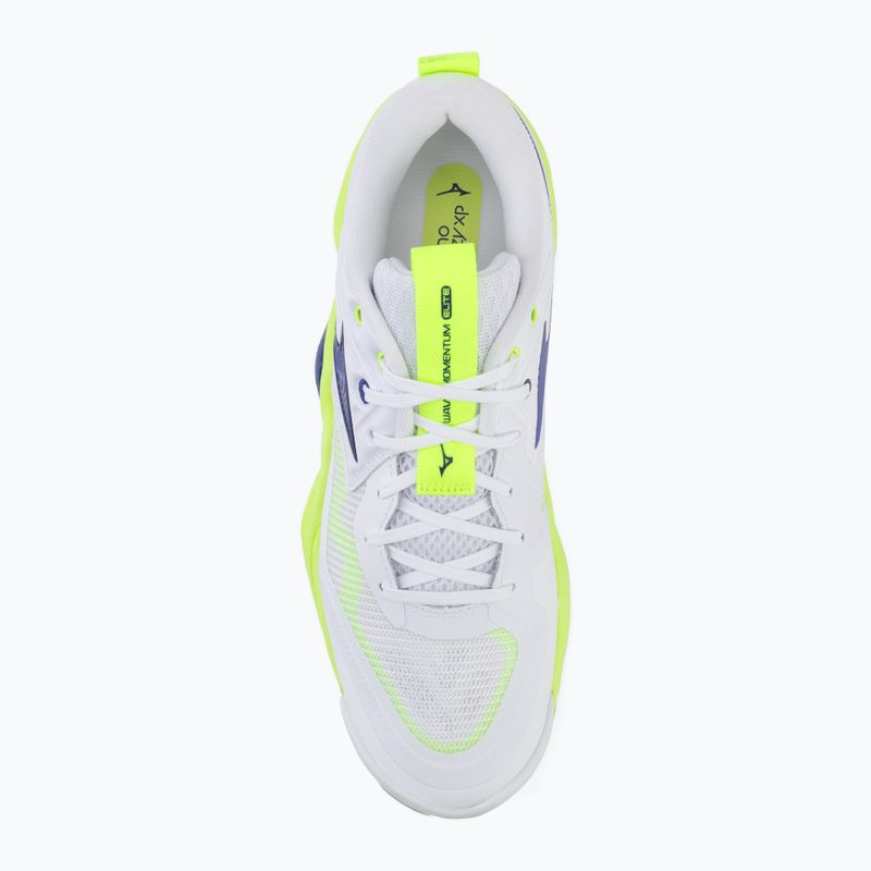 Tinklinio bateliai Mizuno Wave Momentum Elite white/lightning yellow/dazzling blue 5