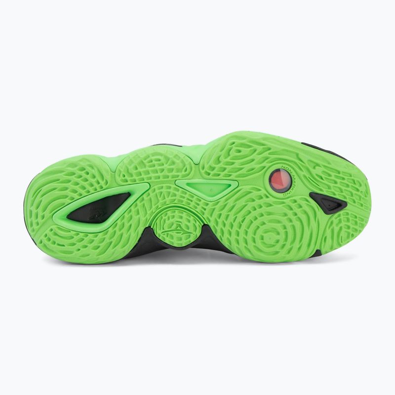 Tinklinio bateliai Mizuno Wave Momentum Elite black/glowing apple/mandarin orange 4