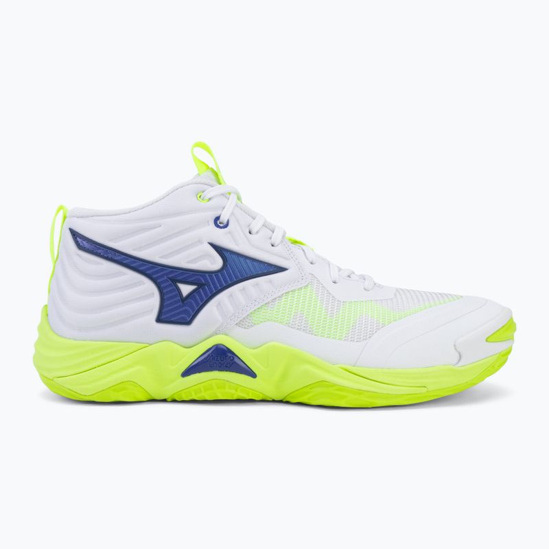 Tinklinio bateliai Mizuno Wave Momentum Elite Mid white/lightning yellow/dazzling blue 2