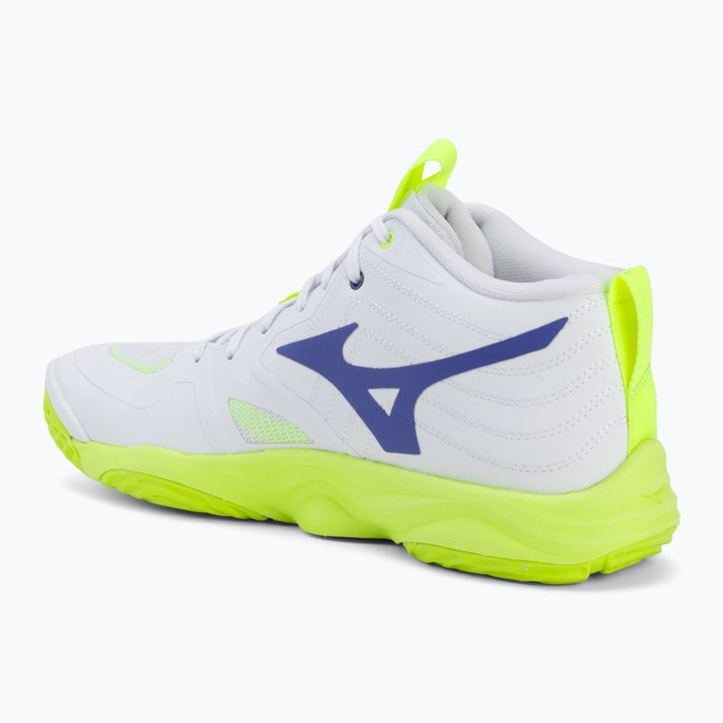 Tinklinio bateliai Mizuno Wave Momentum Elite Mid white/lightning yellow/dazzling blue 3