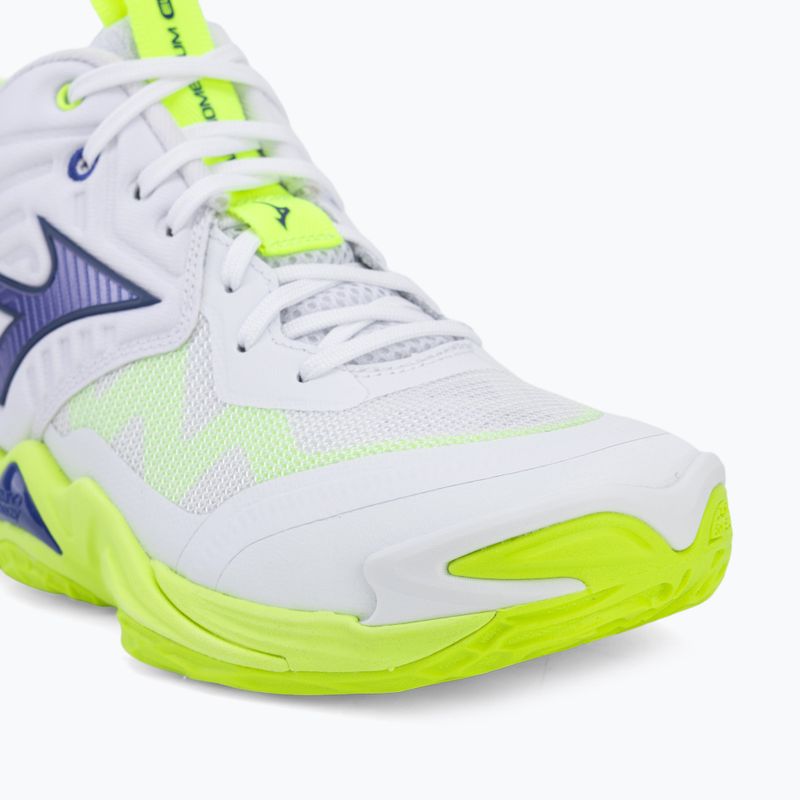 Tinklinio bateliai Mizuno Wave Momentum Elite Mid white/lightning yellow/dazzling blue 7