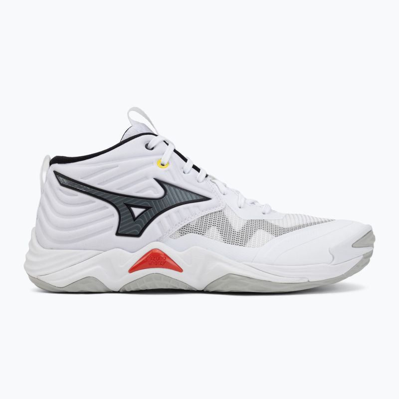 Tinklinio bateliai Mizuno Wave Momentum Elite Mid white/black/fiery red 2