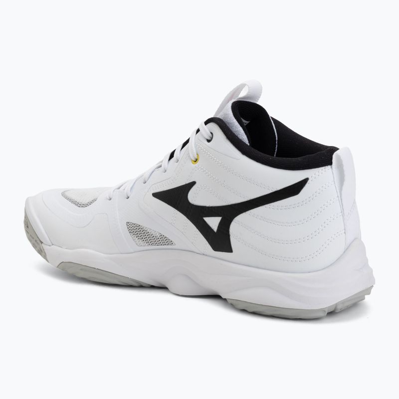 Tinklinio bateliai Mizuno Wave Momentum Elite Mid white/black/fiery red 3