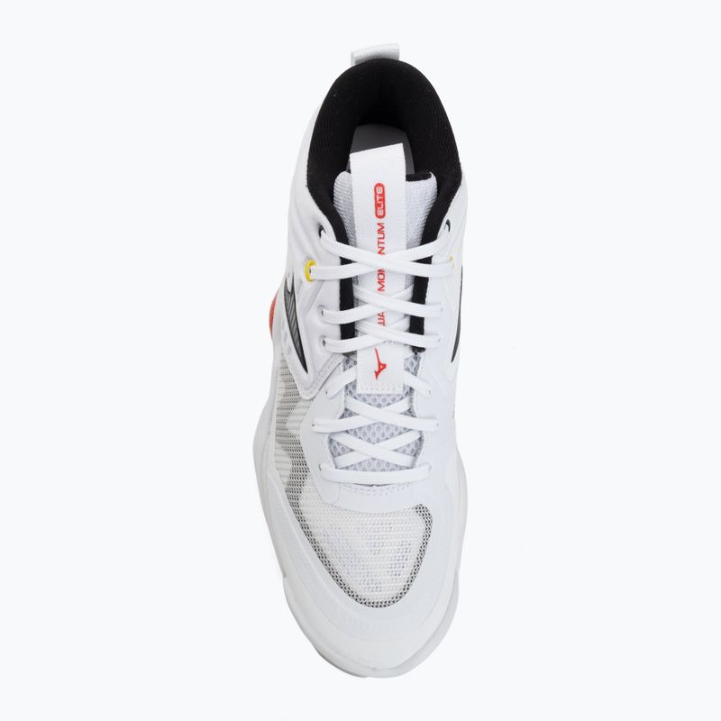 Tinklinio bateliai Mizuno Wave Momentum Elite Mid white/black/fiery red 5