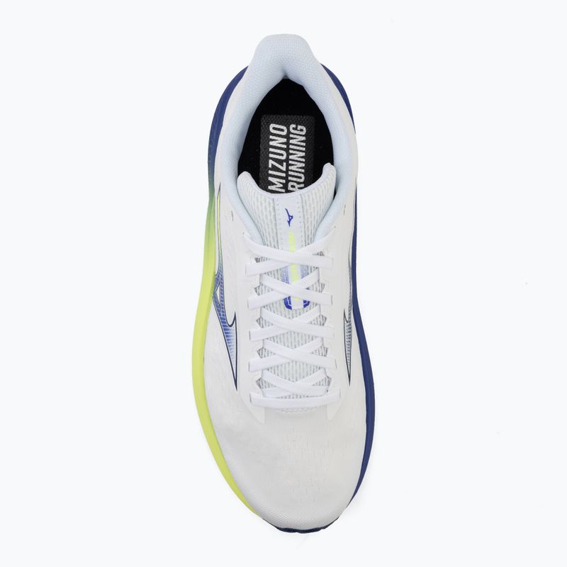 Vyriški bėgimo batai Mizuno Fortrush white/estate blue/lightning yellow 5