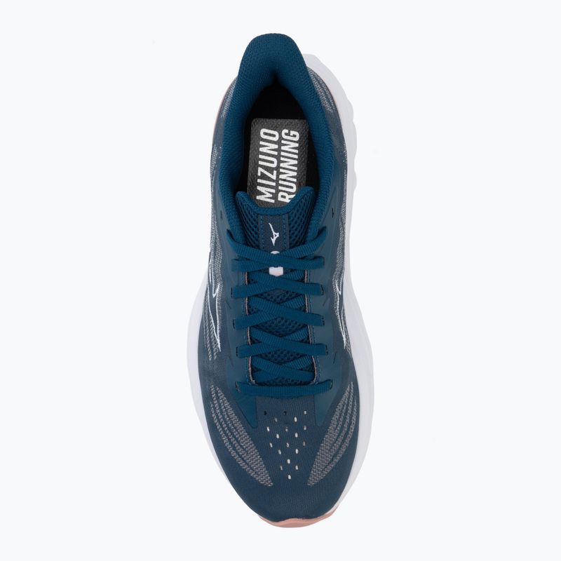 Moteriški bėgimo batai Mizuno Wave Skyrise 7 sailor blue/white/rose elegance 5