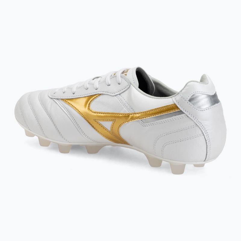 Futbolo bateliai Mizuno Morelia II Japan FG white/football gold/galaxy silver 3