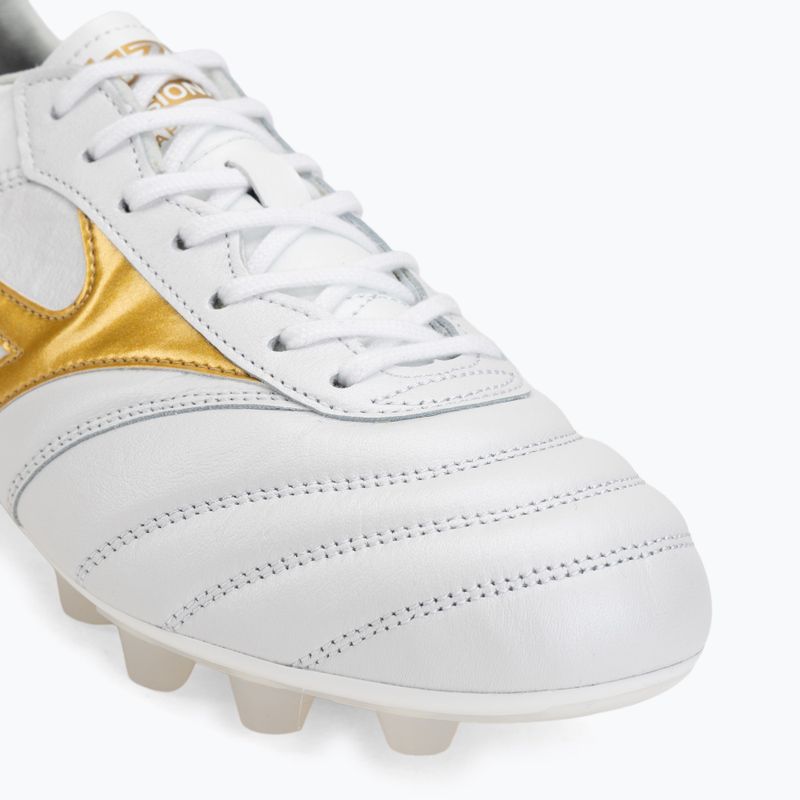 Futbolo bateliai Mizuno Morelia II Japan FG white/football gold/galaxy silver 7