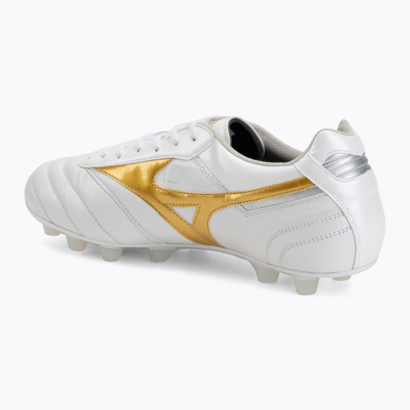 Futbolo batai Mizuno Morelia II Elite FG White/Football Gold/Galaxy Silver 3