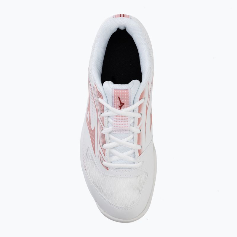 Moteriški tinklinio bateliai Mizuno Cyclone Speed 5 white/rose elegance/lava falls 5