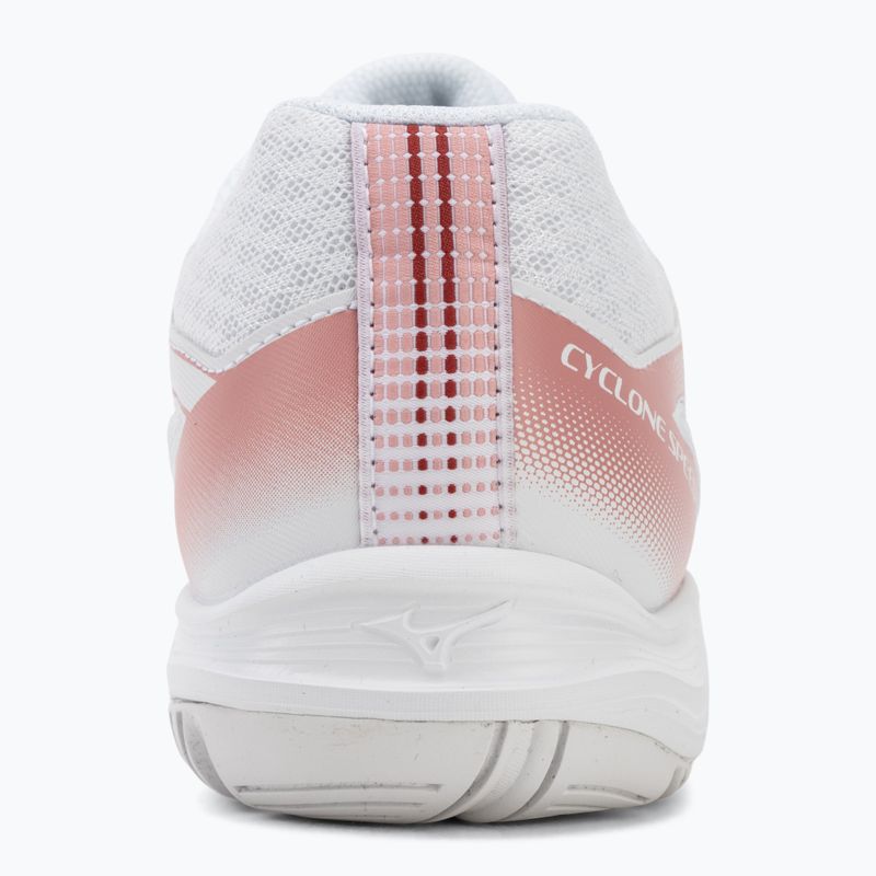 Moteriški tinklinio bateliai Mizuno Cyclone Speed 5 white/rose elegance/lava falls 6