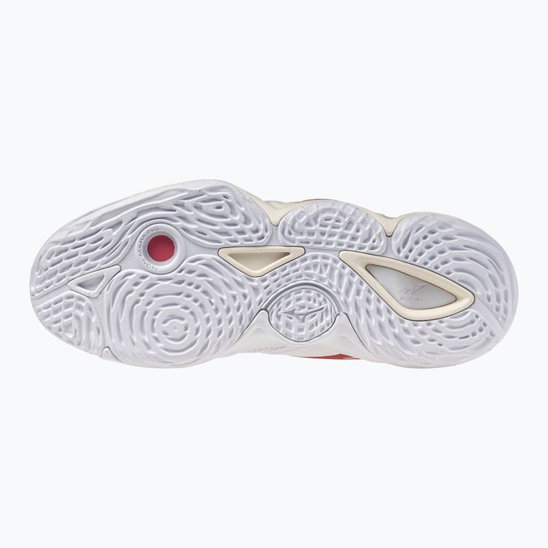 Moteriški tinklinio bateliai  Mizuno Wave Momentum Elite Mid white/rose elegance/lava falls 2