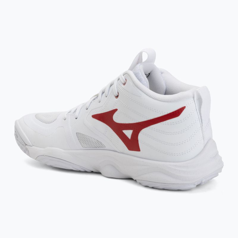 Moteriški tinklinio bateliai Mizuno Wave Momentum Elite Mid white/rose elegance/lava falls 3