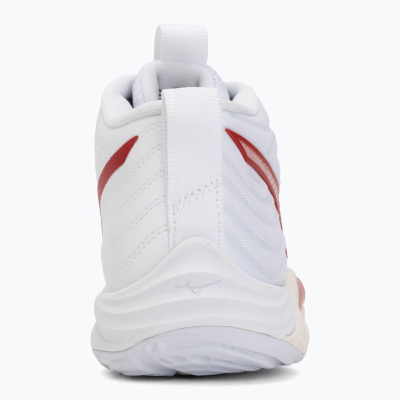 Moteriški tinklinio bateliai Mizuno Wave Momentum Elite Mid white/rose elegance/lava falls 6