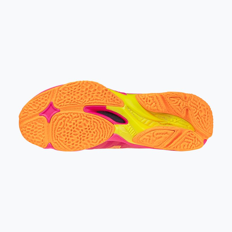 Tinklinio bateliai Mizuno Wave Lightning Elite pink tetra/fortune yellow/ligh 4