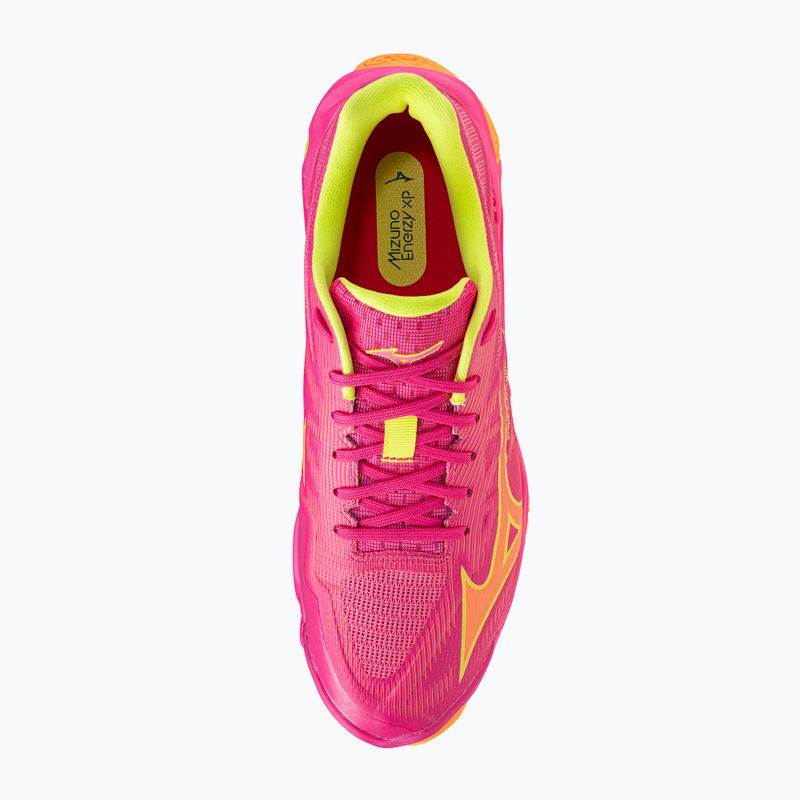 Tinklinio bateliai Mizuno Wave Lightning Elite pink tetra/fortune yellow/ligh 5