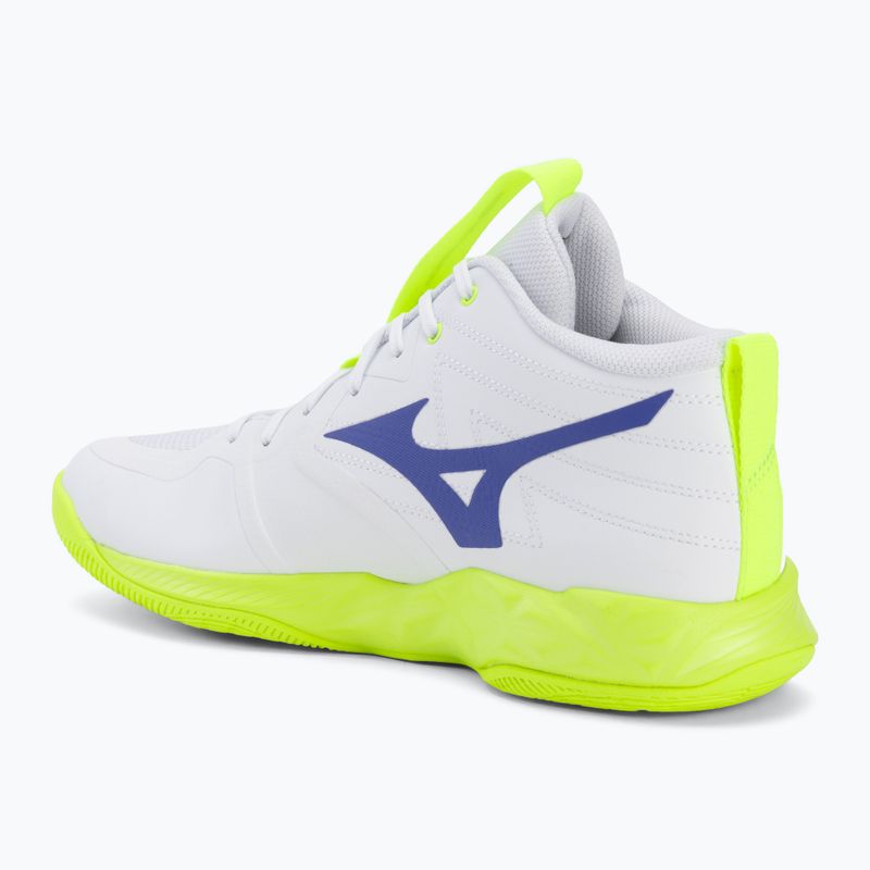 Tinklinio bateliai Mizuno Wave Momentum Pro Mid white/lightning yellow/dazzling blue 3