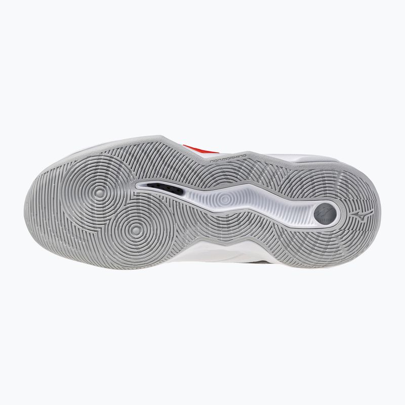 Tinklinio bateliai Mizuno Wave Momentum Pro Mid white/black/fiery red 9