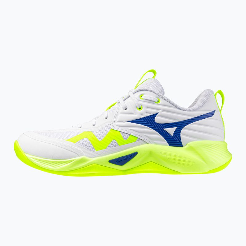 Tinklinio bateliai Mizuno Wave Momentum Pro white/lightning yellow/dazzling blue 8