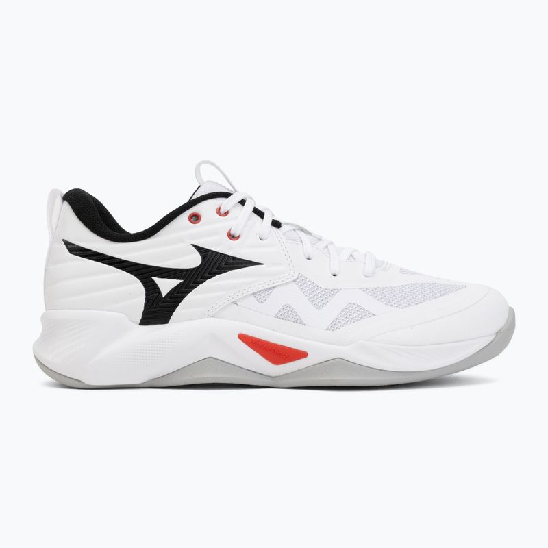 Tinklinio bateliai Mizuno Wave Momentum Pro white/black/fiery red 2