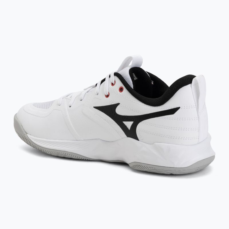 Tinklinio bateliai Mizuno Wave Momentum Pro white/black/fiery red 3