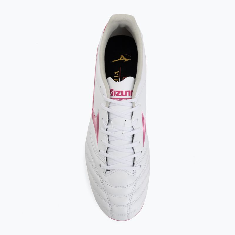 Futbolo bateliai Mizuno Morelia Neo IV Pro FG white/fuchsia purple/fuchsia purple 5
