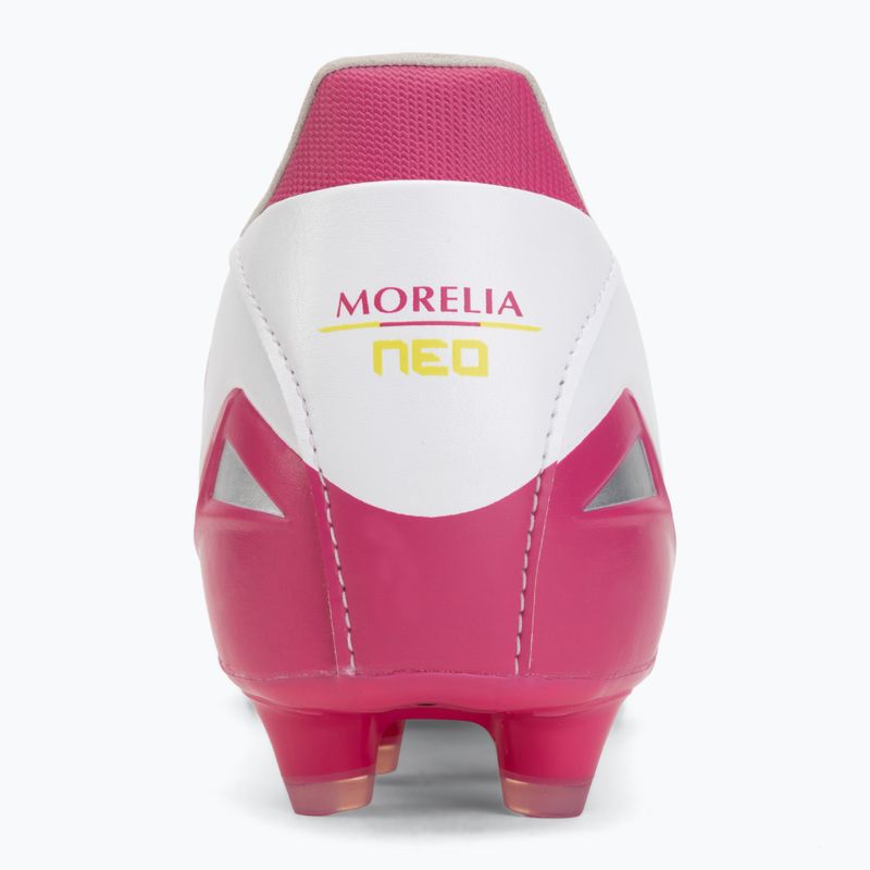 Futbolo bateliai Mizuno Morelia Neo IV Pro FG white/fuchsia purple/fuchsia purple 6