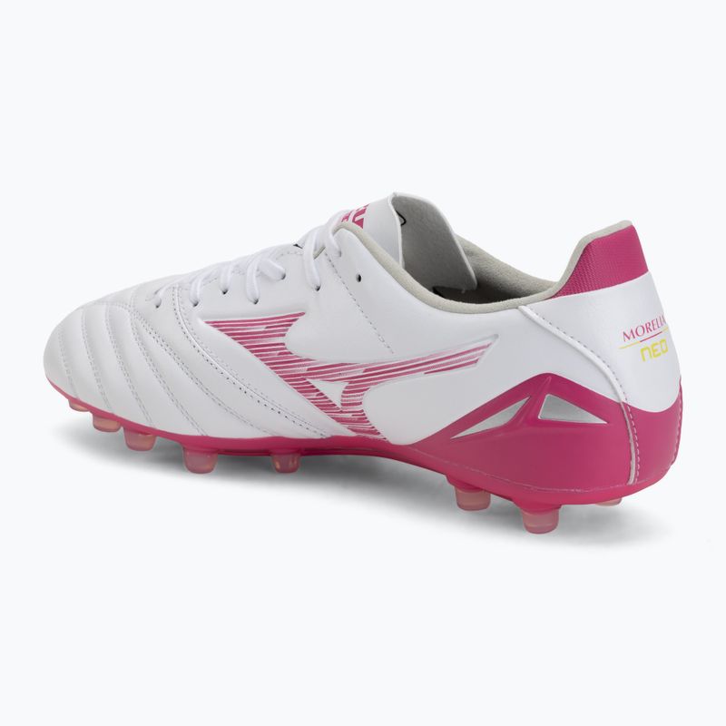 Futbolo bateliai Mizuno Morelia Neo IV Pro AG white/fuchsia purple/fuchsia purple 3