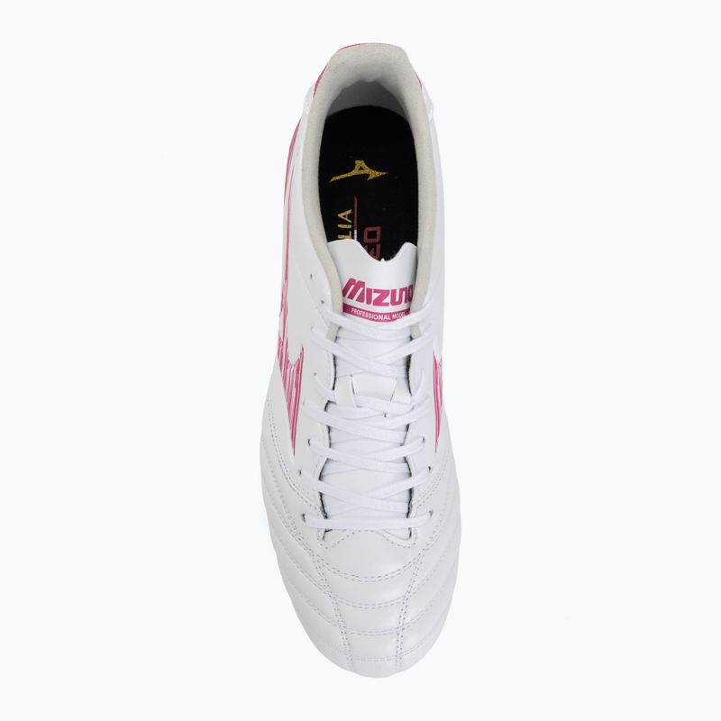 Futbolo bateliai Mizuno Morelia Neo IV Pro AG white/fuchsia purple/fuchsia purple 5