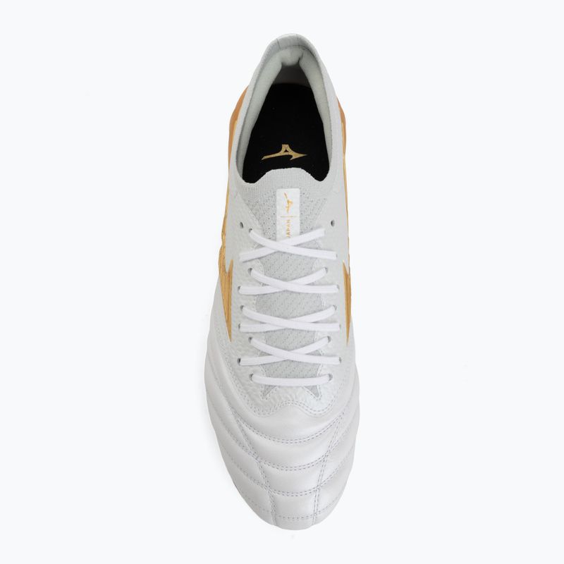 Futbolo bateliai Mizuno Morelia Neo IV Beta Japan FG white/mp gold/cool gray 3c 5