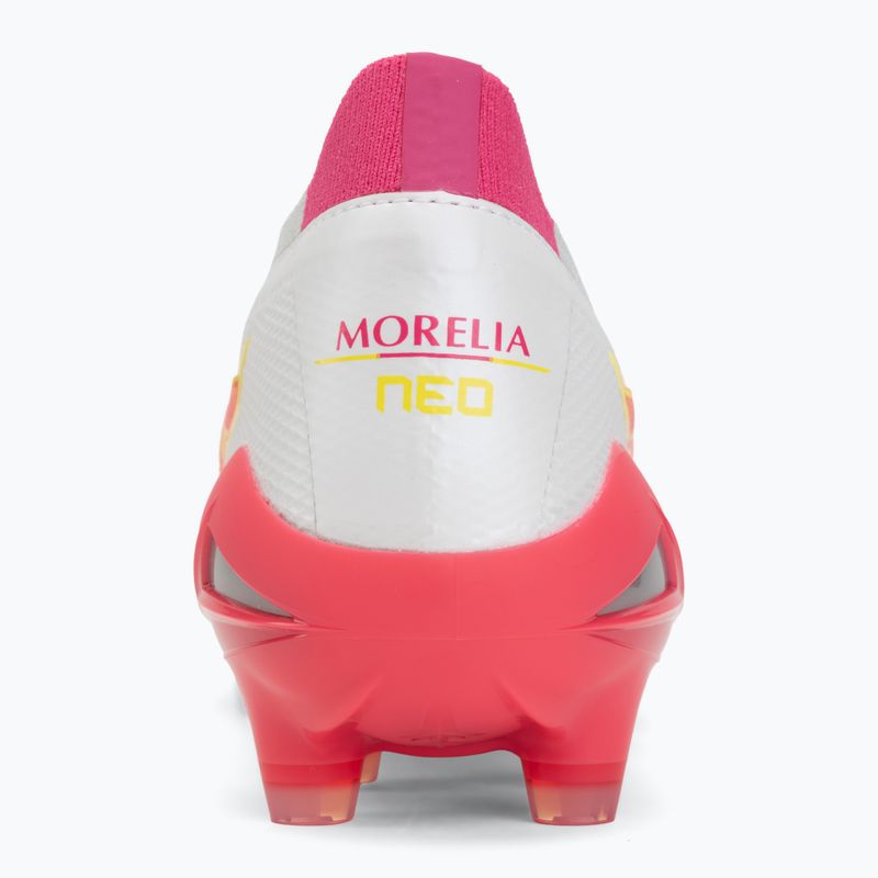 Futbolo bateliai Mizuno Morelia Neo IV Beta Japan FG white/pink tetra/fuchsia purple 6