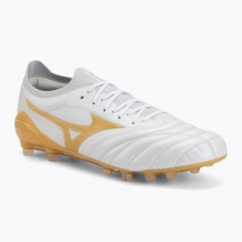 Futbolo bateliai Mizuno Morelia Neo IV Beta Japan AG white/mp gold/cool gray 3c