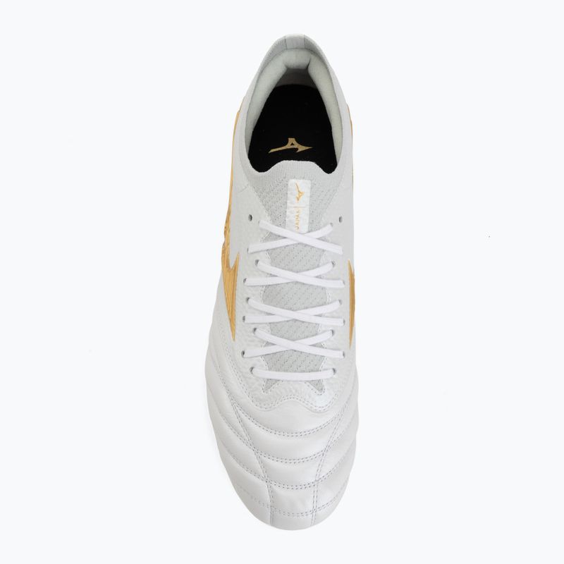 Futbolo bateliai Mizuno Morelia Neo IV Beta Japan AG white/mp gold/cool gray 3c 5