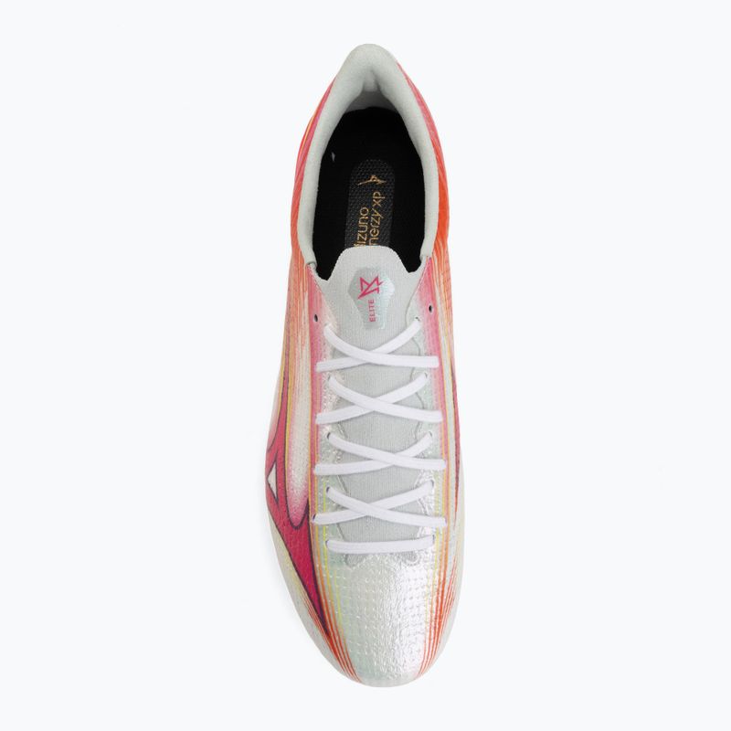 Futbolo batai Mizuno Alfa III Elite FG white/fuchsia purple 5