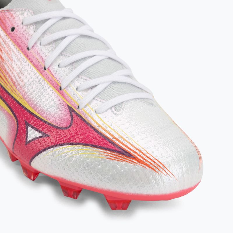 Futbolo batai Mizuno Alfa III Elite FG white/fuchsia purple 7
