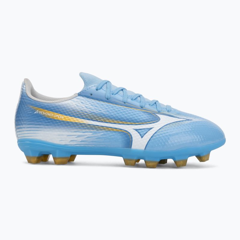 Vaikiški futbolo batai Mizuno Alfa III Select Jr FG sky blue/white 2