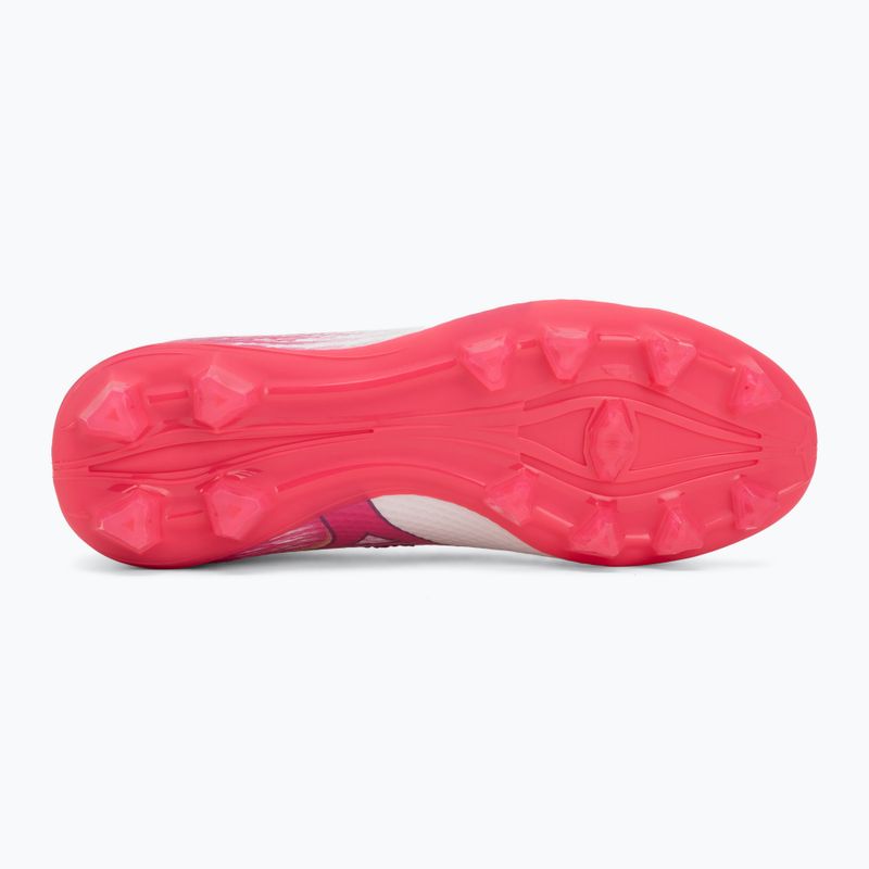 Vaikiški futbolo batai Mizuno Alfa III Select Jr FG white/fuchsia purple 4