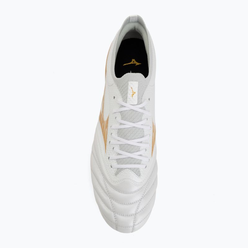 Futbolo bateliai Mizuno Morelia Neo IV Beta Elite Mix White/MP Gold/Cool Gray 3C 5