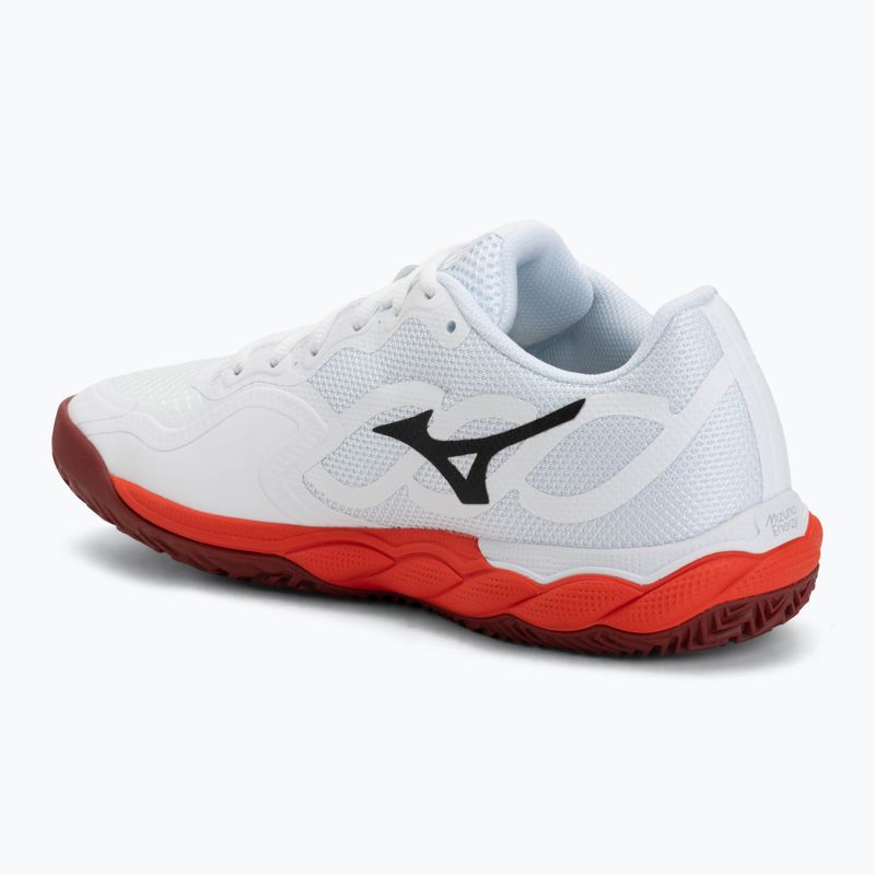 Vyriški teniso batai Mizuno Wave Enforce Court CC fiery red/white/sun-dried tomato 3