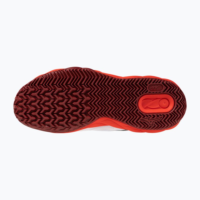 Vyriški teniso batai Mizuno Wave Enforce Court CC fiery red/white/sun-dried tomato 4