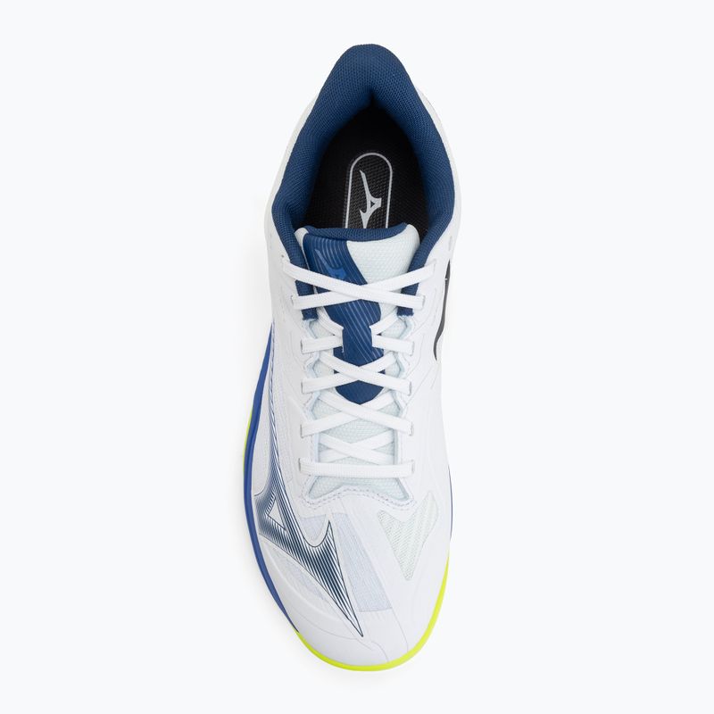 Teniso batai Mizuno Wave Exceed Court CC white/dazzling blue/lightning 5