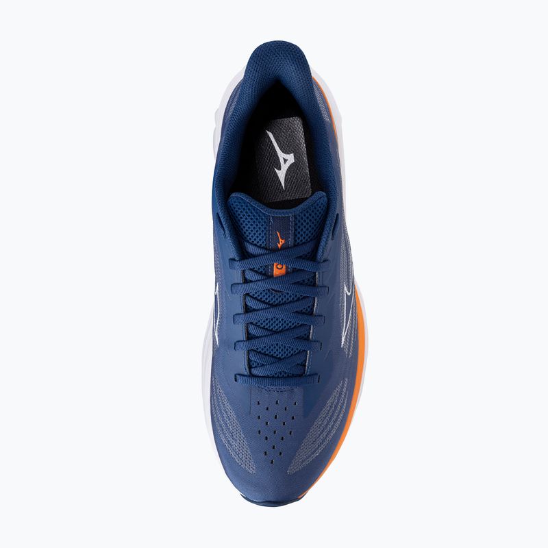 Vyriški bėgimo batai Mizuno Wave Skyrise 7 estate blue/white/coral rose 5