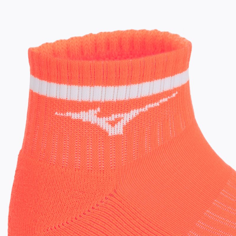 Kojinės Mizuno Training Mid With Line Lava Orange 3