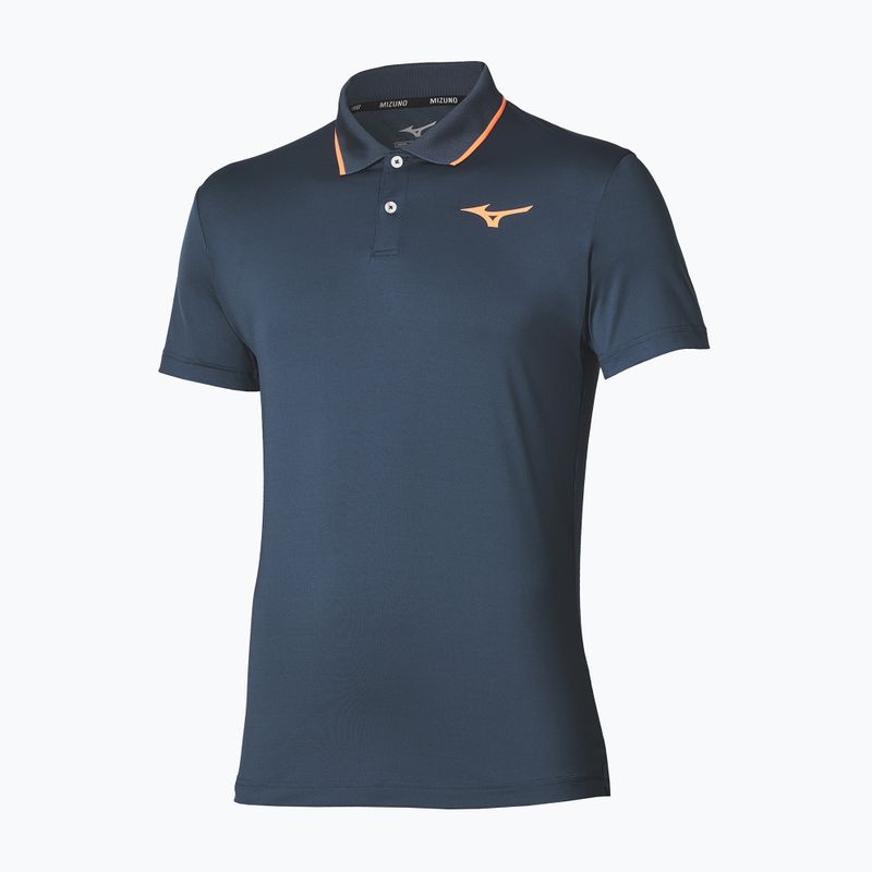 Vyriški teniso marškinėliai Mizuno Tennis Short Sleeve Polo insigna blue