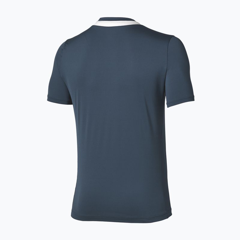 Vyriški teniso marškinėliai Mizuno Tennis Core Short Sleeve Tee insigna blue/cloudscape 2