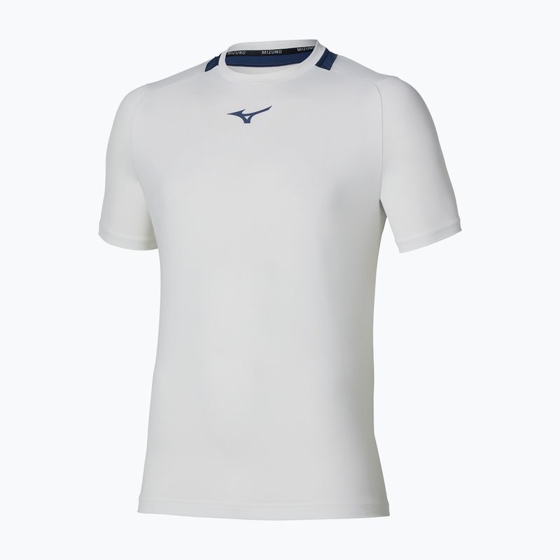 Vyriški teniso marškinėliai Mizuno Tennis Core Short Sleeve Tee white/insignia blue